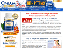 Tablet Screenshot of omega3premium.com